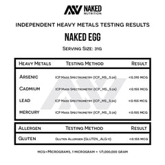 Egg White Protein Powder | Naked Egg - 3LB