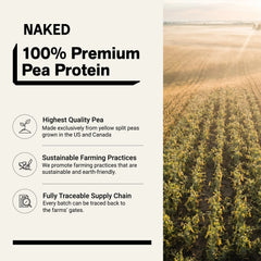 Chocolate Pea Protein Powder | Naked Chocolate Pea - 1LB