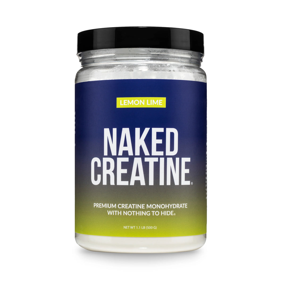 Lemon Lime Creatine Monohydrate Powder | Naked Creatine - 1.1LB